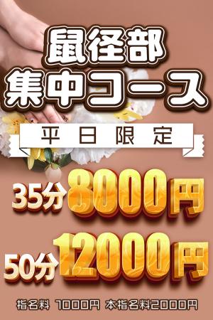 鼠径部集中コース 20歳